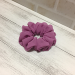 シフォン生地で作ったシュシュ（ベコニアピンク）
