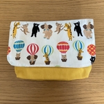 封筒型  お弁当袋（空飛ぶ動物）