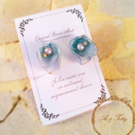 【定番】バラの花びらピアス