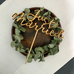 Just married  ケーキトッパー　ウェディング！