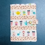 タピオカ柄マルチケース(お薬手帳、通帳、母子手帳...etc)