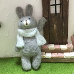 冷え性のウサギブローチ