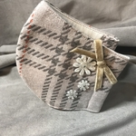 ＊再入荷＊ レトロピンク　お花とリボン　ベージュ