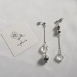 ICE asymmetry / 氷 アシンメトリー ピアス イヤリング