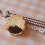 チョコサンドクッキーストラップ