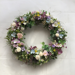 春の風のリース（造花のリース）