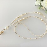 ＜new ver.＞きらきらビーズのネックストラップ　エアパールカルトラ＜送料込み＞