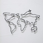 ウォールアート　世界地図