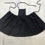 【冬SALE】FRENCH LINEN100％　ギャザーエプロン　W100H97