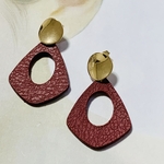   感謝セット  べっ甲ピアス&ブラックフラワータッセル