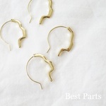 4pcs フェイスピアス ゴールド