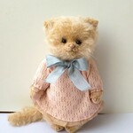 A様ご注文品15cmモヘアテディ猫