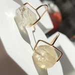 【棚卸しセール】　[237]. シトリン×14kgf　ピアス