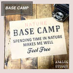 ［文字変更対応］ステンシルシート『BASE CANP』
