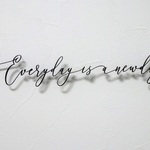 ウォールアート　everyday is a new day