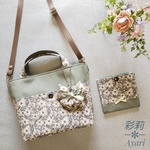 ＊69＊リバティ ハンドメイド 3wayバッグとバッグチャームのセット
