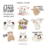 【似顔絵・イラスト】LINEスタンプ作成 2500円