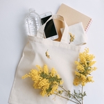 【4月22日（木）18:00～20:00開催分】はじめてのミモザ刺繍ワークショップ（ミモザの刺繍トートバッグ）