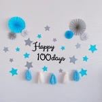 100日祝い　お食い初め　レターバナー　誕生日 飾り　ハーフバースデー　タッセルガーランド