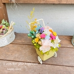 《新作》＊.・.＊。happy＊フラワーカート＊。・＊