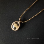 フラワールチルクォーツ macramé ペンダント