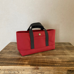 【送料込】帆布でほっこりミニトート横長 no.345