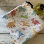 ループタオル2枚セット☆陽気な恐竜