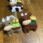 牛さんフェルトマスコット