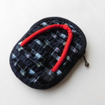 わらじ・小銭入れ・貴重品入れ・絣古布・なつかしい