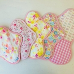 可愛い布ナプキン1dayset『2021Splingpink』アルカリウォッシュつき