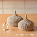【cocobellさまオーダー品】どんぐり帽子 なかよし2pcs set♡ （milk tea*2）