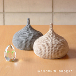 【m1309nさまオーダー品】どんぐり帽子 なかよし2pcs set♡ （marron & smoky）