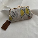 専用♩ ＜完成品＞サービス価格❗️仕切りがま口♩ sky flower ベージュ✨ミナペルホネンの生地を使用して