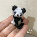 ミニチュア モールアート テディベア パンダ モールベア**Tamu bear