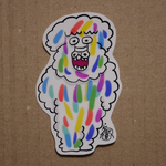 中くらいのステッカー『ハデモコ』