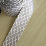 グログラン モロッカン柄 ライトグレー  38mm  5メートル