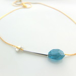 blue Apatite necklace