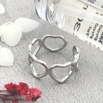 新作　silver 925 透かしハートリング　はーとオープンりんぐ