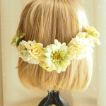 ナチュラルフラワーのヘアパーツセット＊成人式や卒業式に＊ 　