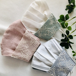 ☆New! 不織布マスクカバー✳︎薔薇のお花刺繍のマスクカバー