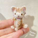 ミニチュア モールアート 茶トラ 猫 モールベア テディベア **Tamu bear