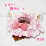 桜の花ケープ 他2点