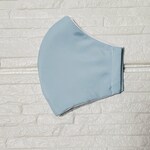 立体マスク水色　