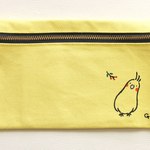 ぺたんこポーチ：オカメインコ