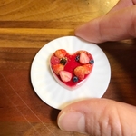 【受注生産】ハートのイチゴムースケーキ