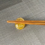 箸おき　そら豆型　【ルチルクオーツ】