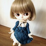 84.再出品※ブライスアウトフィット※1/6ドール服※レースたっぷりクラシカルワンピース