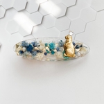 sale1500→1200お花とうさちゃん春うきうきヘアクリップ