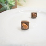 アーモンドチョコレートのイヤリング / フェイクスイーツ