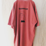 QUANTIZE バックイラスト　ガーメントダイT XL  クリムゾン